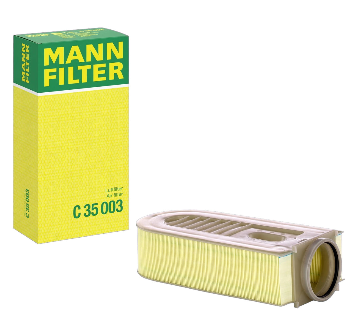 Filtro Aria Mann Filter C35003 - Mercedes Classe C W204 S204 GLK X204 Classe E W212 S212 C207 A207 CLS C218 - OE A6510940004